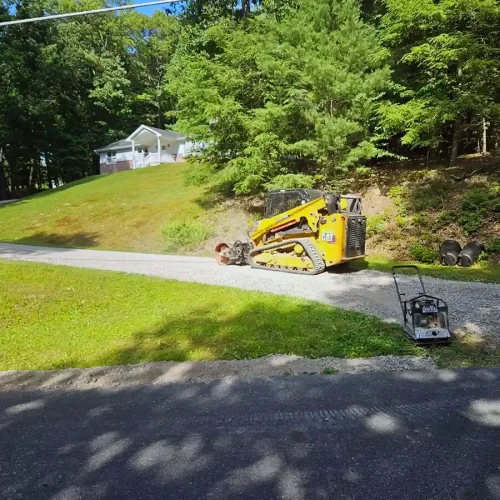 Residential driveway eb excavating